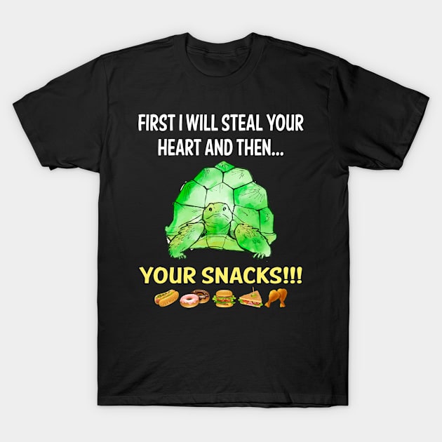 Steal Heart Tortoise 16 T-Shirt by blakelan128